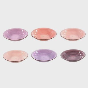 Studio Tavola Studio Tavola Diepe Borden Mykonos ø 21 cm - 6 Stuks