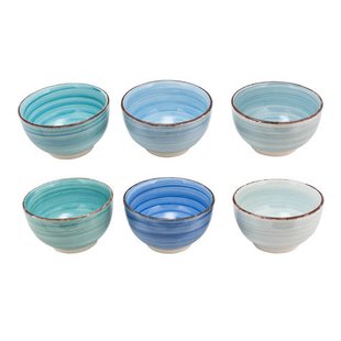 Studio Tavola Studio Tavola Kommen Ocean Blue ø 14 cm - 6 Stuks