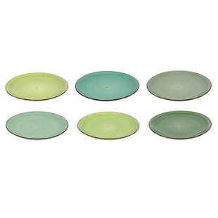 Studio Tavola Cookinglife Dinerborden Delice Groen ø 26,5 cm - 6 stuks