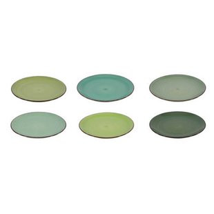 Studio Tavola Cookinglife Ontbijtborden / Dessertborden Delice Groen ø 19 cm - 6 stuks
