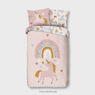 Good Morning katoenen dekbedovertrek 1 persoons