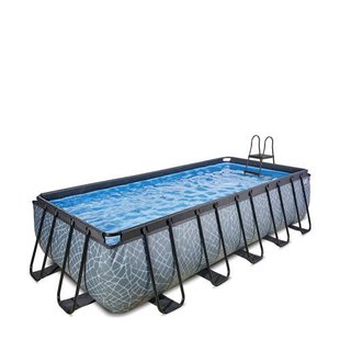 Exit Toys Stone Grey EXIT Stone zwembad met filterpomp