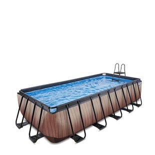 Exit Toys Timber Style EXIT Wood zwembad met filterpomp
