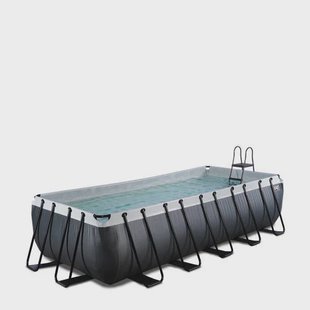 Exit Toys Black Leather zwembad met filterpomp