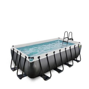 Exit Toys Black Leather zwembad met zandfilterpomp