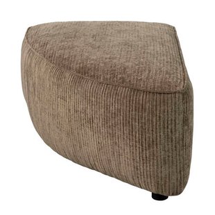 Zuiver modulair bankelement (poef halfrond links) Hunter