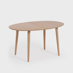 Kave Home uitschuifbare eetkamertafel Oqui (90x140-220 cm)