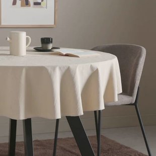 NOUS Living tafelkleed rond zand(Ø160 cm)