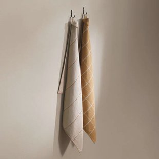 NOUS Living thee/keukendoek geel (2-in-1) (set van 2)