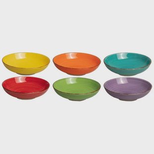 Studio Tavola Studio Tavola Pastaborden Sunny Summer ø 23 cm - 6 Stuks