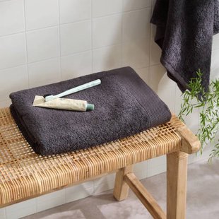 NOUS Living badlaken antraciet (150x100 cm)