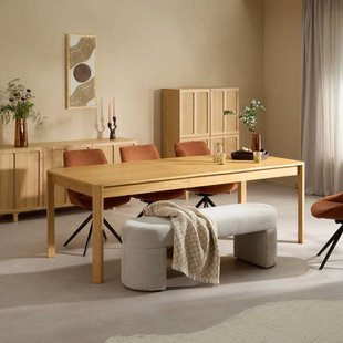 NOUS Living uitschuifbare eetkamertafel Cicely