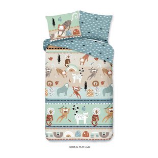 Good Morning katoenen dekbedovertrek 1 persoons (140x220 cm)