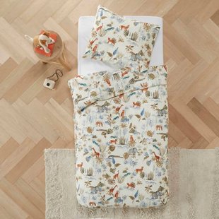 NOUS Kids katoenen dekbedovertrek kinderbed (120x150 cm)