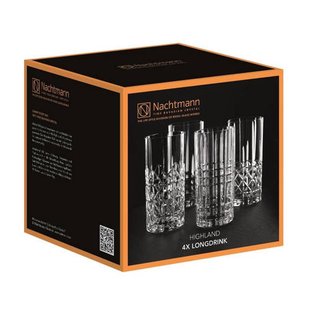 Nachtmann Highland longdrinkglas (set van 4) (445 ml)