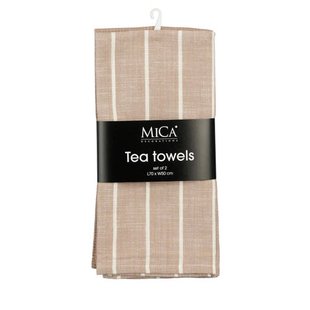 Mica Decorations theedoek Alivo (70x50 cm) (set van 2)
