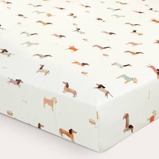 NOUS Kids katoenen hoeslaken - wit