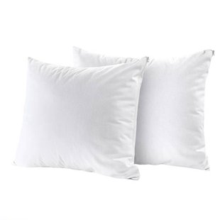 NOUS Living kussensloop molton pu waterafstotend wit (60x70 cm) (set van 2)