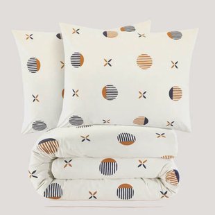 NOUS Living katoenen dekbedovertrek 2-persoons (200x220 cm)