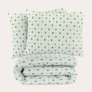 NOUS Living katoenen dekbedovertrek lits-jumeaux (240x220 cm)