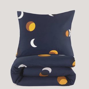 NOUS Living katoenen dekbedovertrek 1-persoons (140x220 cm)