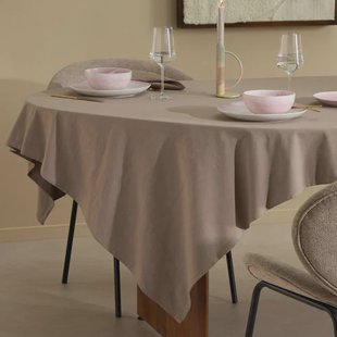 NOUS Living tafelkleed taupe (150x250 cm)