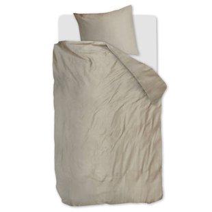 Studio LIVIT lyocell satijn dekbedovertrek 1-persoons zand (140x220 cm)