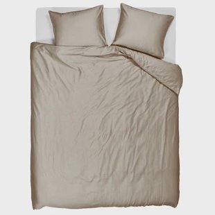 Studio LIVIT lyocell satijn dekbedovertrek 2-persoons zand (200x220 cm)