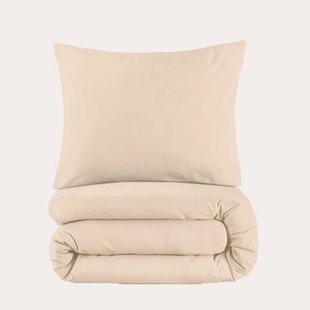 NOUS Kids basis dekbedovertrek kinderbed - beige (120x150 cm)