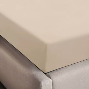 NOUS Kids basis hoeslaken ledikant 120 x 60 cm - beige