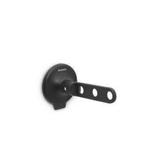 Brabantia inklapbare kledinghaak met zuignap (black)