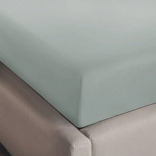 NOUS Kids basis kinder hoeslaken - lichtgroen (150x70 cm)