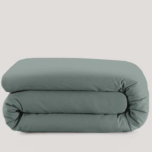 NOUS Kids katoenen dekbedovertrek ledikant donkergroen (100x135 cm)