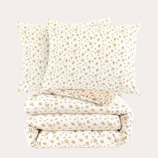 NOUS Living katoenen dekbedovertrek 2-persoons (200x200 cm)