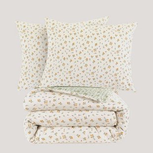 NOUS Living katoenen dekbedovertrek lits-jumeaux (240x220 cm)