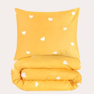 W polyester-katoenen dekbedovertrek 1-persoons (140x200 cm)