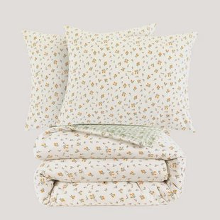 NOUS Living katoenen dekbedovertrek 2-persoons (200x200 cm)