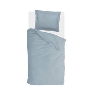 Walra percaline dekbedovertrek 1-persoons blauw (140x220 cm)