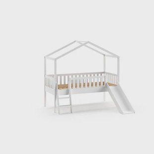 Vipack huisbed met glijbaan Dallas (90x200 cm)