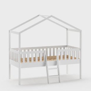 Vipack huisbed met ladder Dallas (90x200 cm)