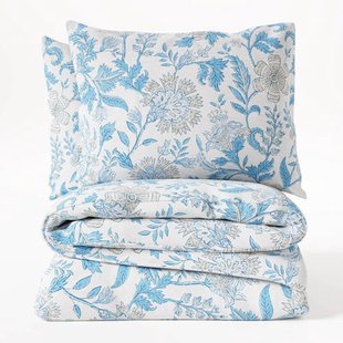 W katoen-polyester dekbedovertrek lits-jumeaux (240x220 cm)