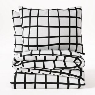 W katoen-polyester dekbedovertrek lits-jumeaux (240x220 cm)