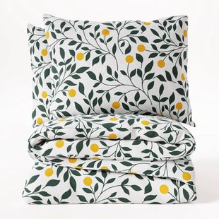 W katoen-polyester dekbedovertrek 1-persoons (140x220 cm)