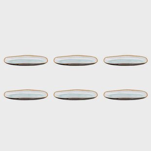 Medard de Noblat Shadow serveerbordje (23 x 11 cm) (set van 6)