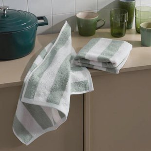NOUS Living keukendoek mintgroen (set van 2) (55x50 cm)