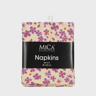 Mica Decorations servetten (set van 4) (40x40 cm)