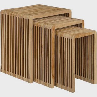 Mica Decorations bijzettafel (set van 3) Yonker