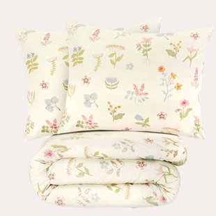 NOUS Living katoenen dekbedovertrek lits-jumeaux (240x220 cm)