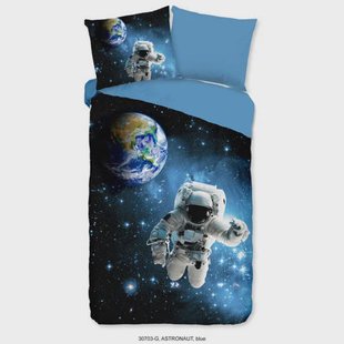 Good Morning katoenen dekbedovertrek 1-persoons (140x200 cm)