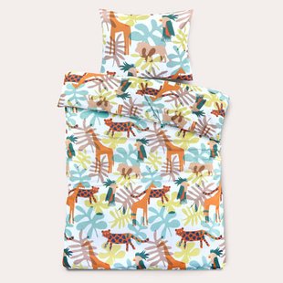 NOUS Kids katoenen dekbedovertrek kinderbed (120x150 cm)